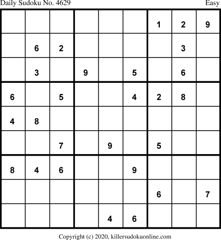 Killer Sudoku for 11/4/2020