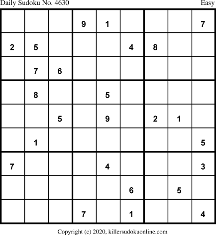 Killer Sudoku for 11/5/2020