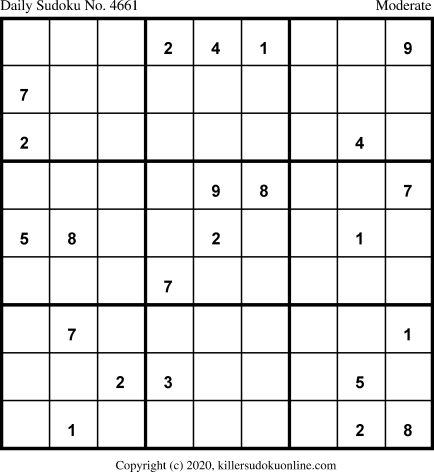 Killer Sudoku for 12/6/2020