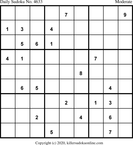 Killer Sudoku for 11/8/2020