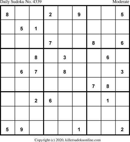 Killer Sudoku for 1/19/2020