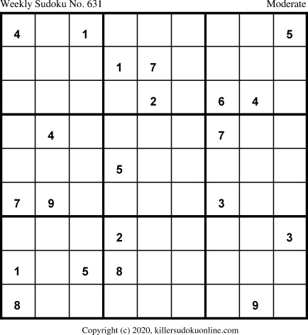 Killer Sudoku for 4/6/2020