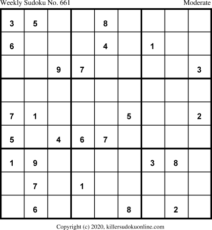 Killer Sudoku for 11/2/2020