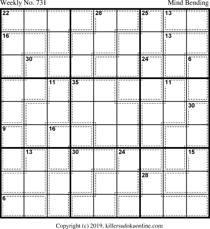 Killer Sudoku for 1/6/2020