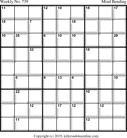 Killer Sudoku for 3/2/2020