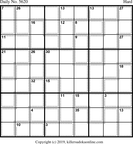 Killer Sudoku for 5/8/2021