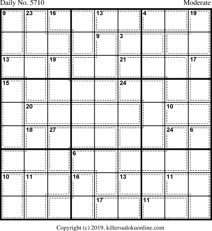 Killer Sudoku for 8/6/2021