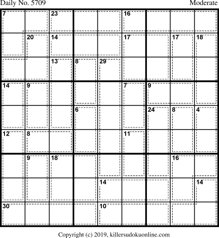 Killer Sudoku for 8/5/2021