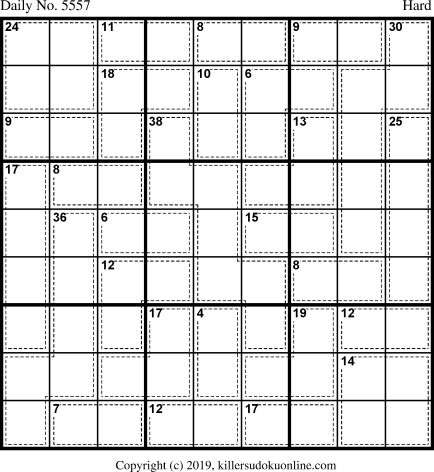 Killer Sudoku for 3/6/2021