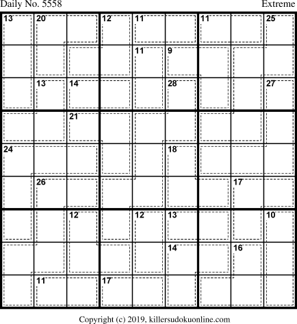 Killer Sudoku for 3/7/2021