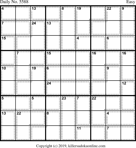 Killer Sudoku for 4/6/2021