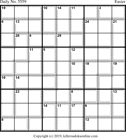 Killer Sudoku for 3/8/2021