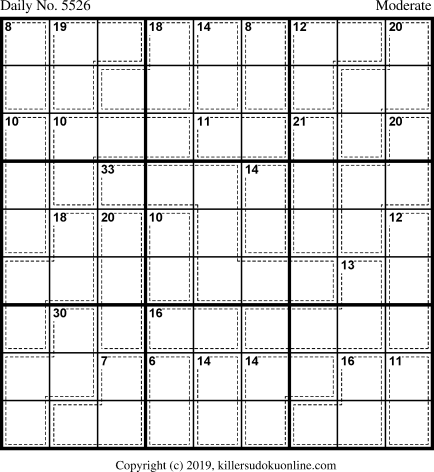 Killer Sudoku for 2/3/2021