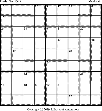 Killer Sudoku for 2/4/2021