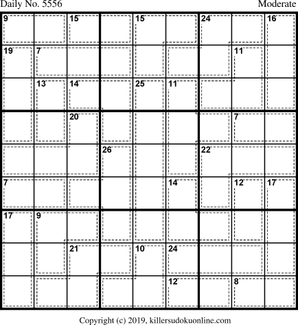 Killer Sudoku for 3/5/2021