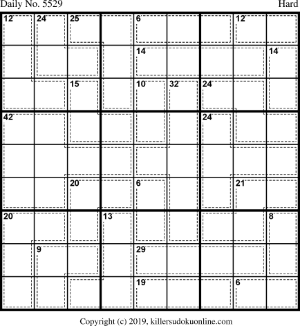 Killer Sudoku for 2/6/2021