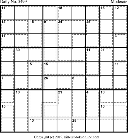 Killer Sudoku for 1/7/2021