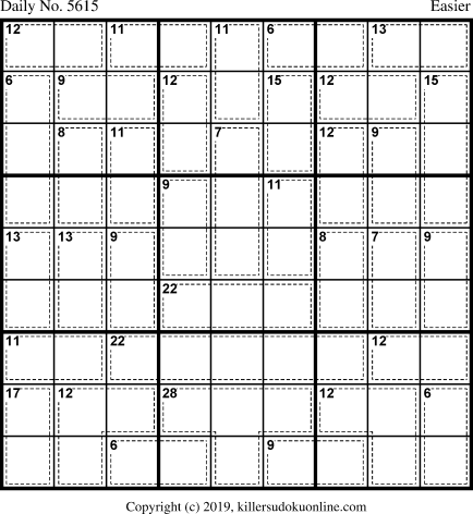 Killer Sudoku for 5/3/2021