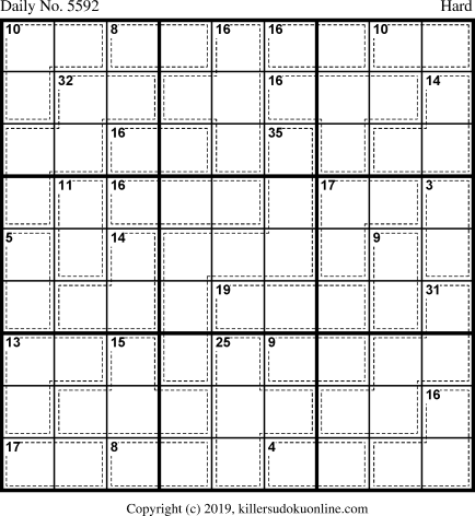 Killer Sudoku for 4/10/2021
