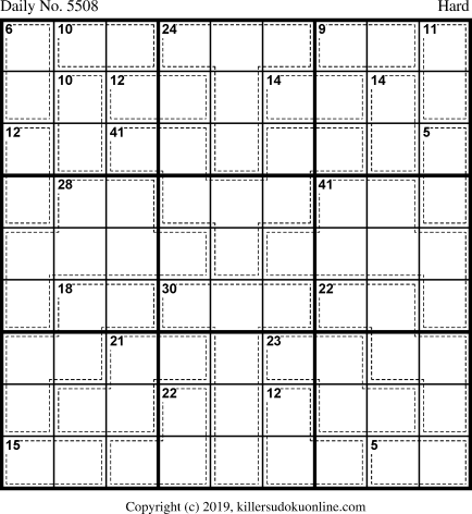 Killer Sudoku for 1/16/2021