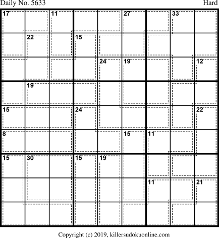 Killer Sudoku for 5/21/2021
