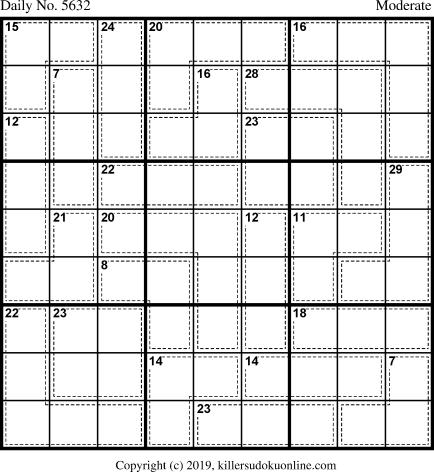 Killer Sudoku for 5/20/2021