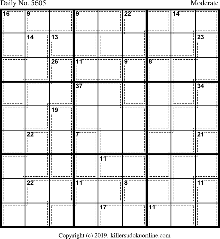 Killer Sudoku for 4/23/2021