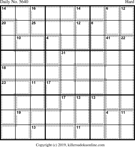 Welcome to Killer Sudoku Online