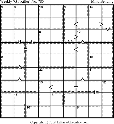 Killer Sudoku for 4/26/2021