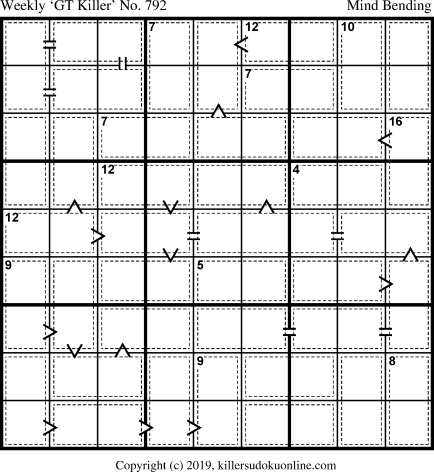 Killer Sudoku for 6/14/2021