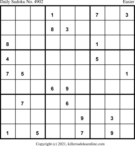 Killer Sudoku for 8/4/2021