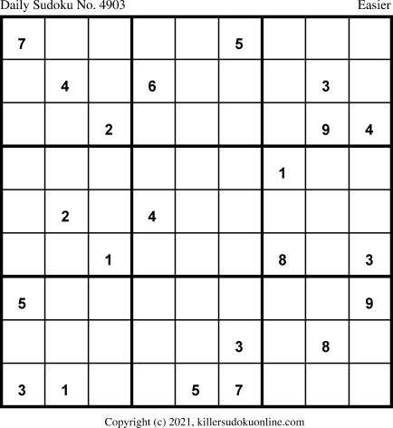 Killer Sudoku for 8/5/2021
