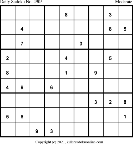 Killer Sudoku for 8/7/2021