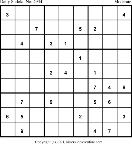 Killer Sudoku for 9/5/2021