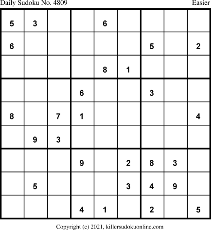 Killer Sudoku for 5/3/2021