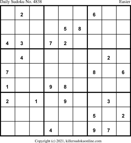 Killer Sudoku for 6/1/2021