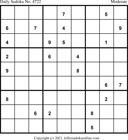 Killer Sudoku for 2/5/2021