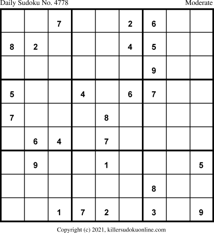 Killer Sudoku for 4/2/2021