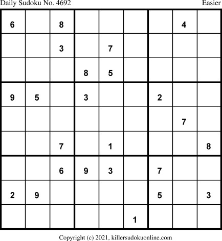 Killer Sudoku for 1/6/2021