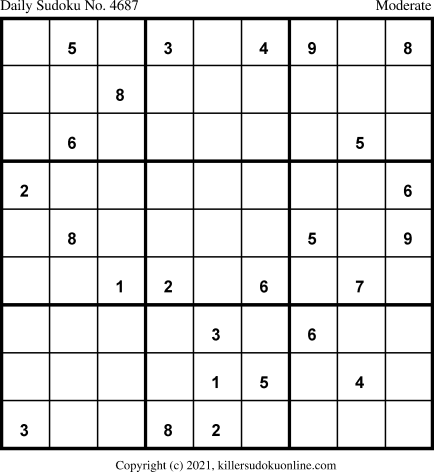 Killer Sudoku for 1/1/2021