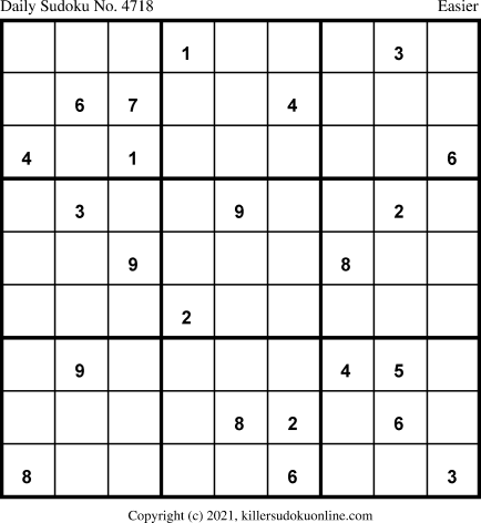 Killer Sudoku for 2/1/2021