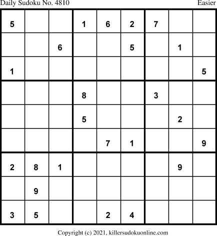 Killer Sudoku for 5/4/2021