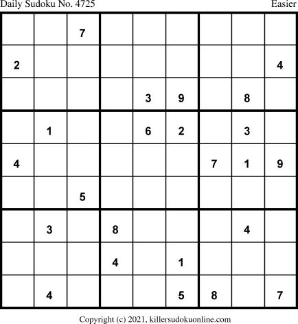 Killer Sudoku for 2/8/2021