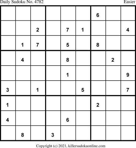 Killer Sudoku for 4/6/2021