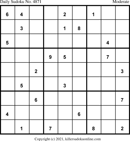 Killer Sudoku for 7/4/2021