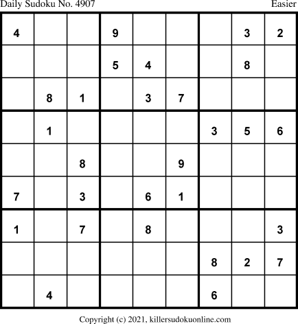 Killer Sudoku for 8/9/2021