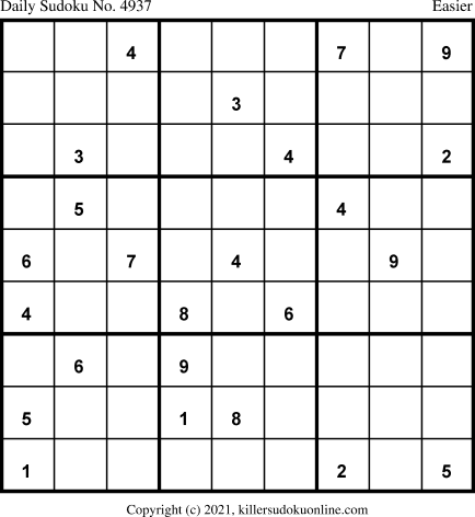 Killer Sudoku for 9/8/2021