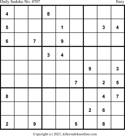 Killer Sudoku for 1/21/2021