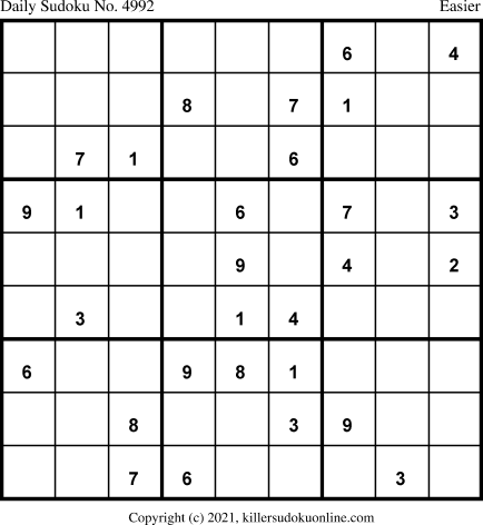 Killer Sudoku for 11/2/2021