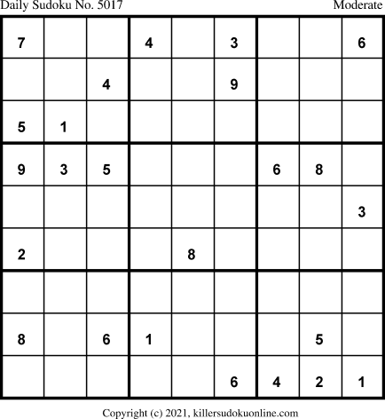 Killer Sudoku for 11/27/2021